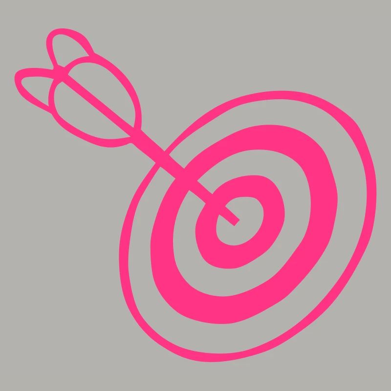 cible fleche flechette mille centre