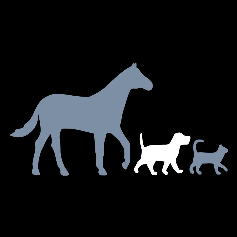 Vektor Pferd Hund und Katz