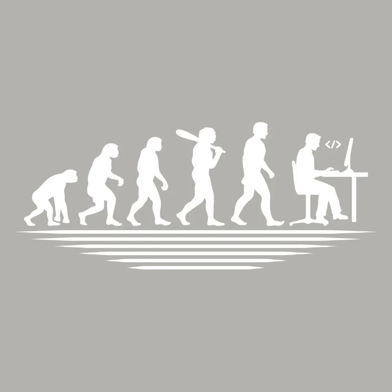 Kaffee-Codierung Evolution Programmierer Entwickler Nerd Coffe