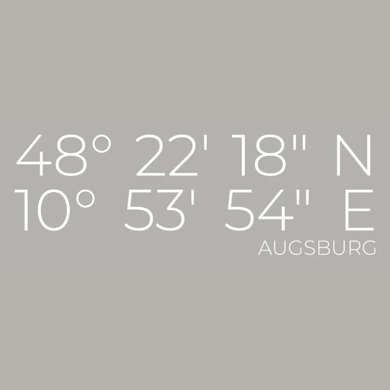 Coordinates Augsburg