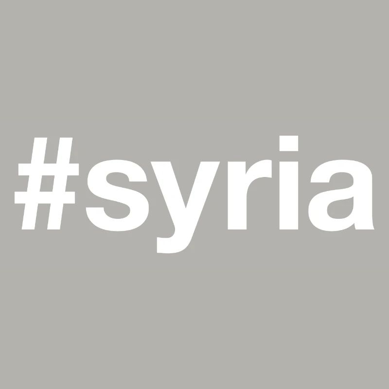 SYRIA Hashtag Syrien
