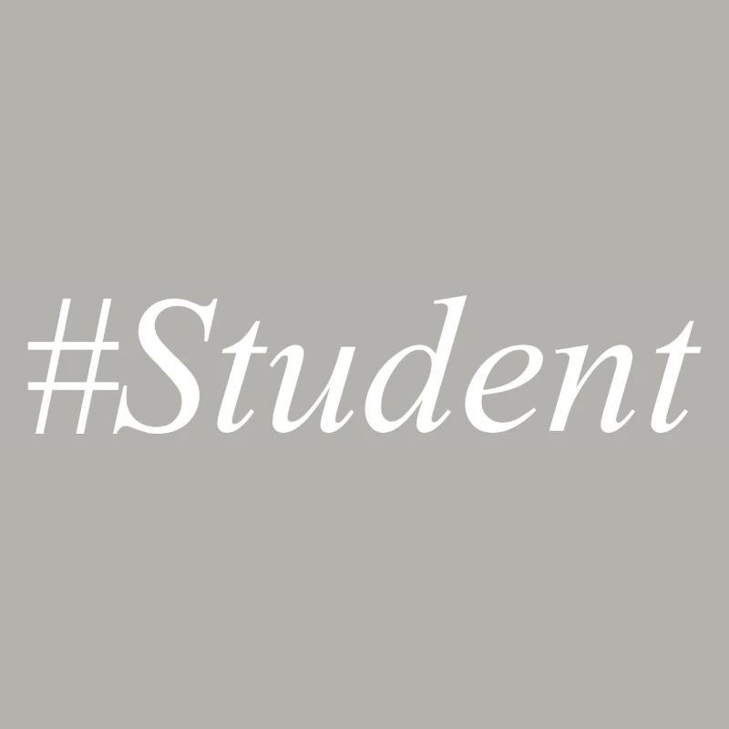 #Student Logo Blanc