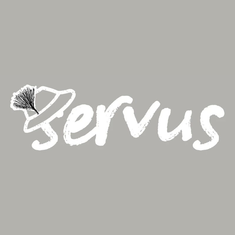 Servus Gruß mit Trachtenhut