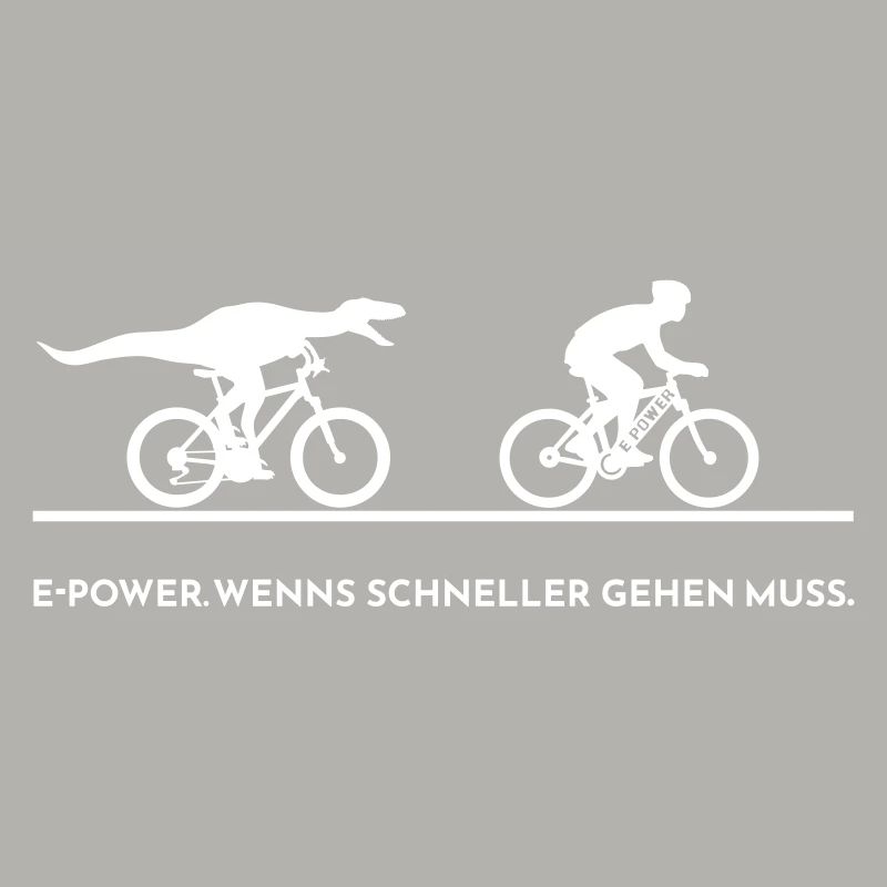 Velociraptor jagt E Biker