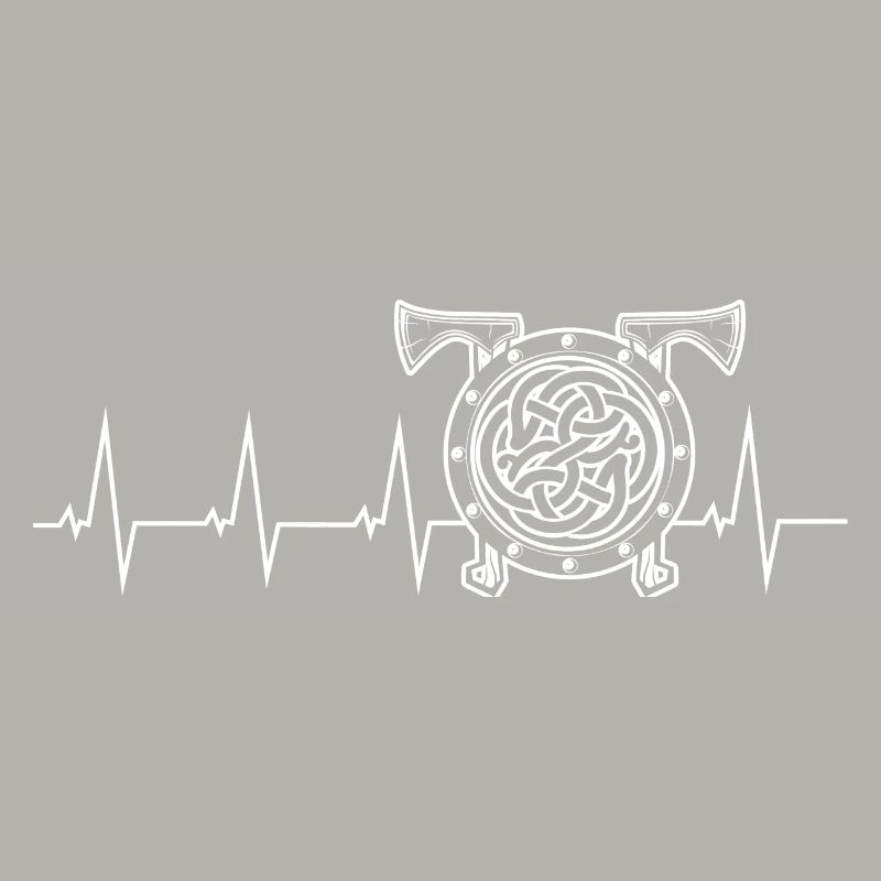 Viking - heartbeat - shield