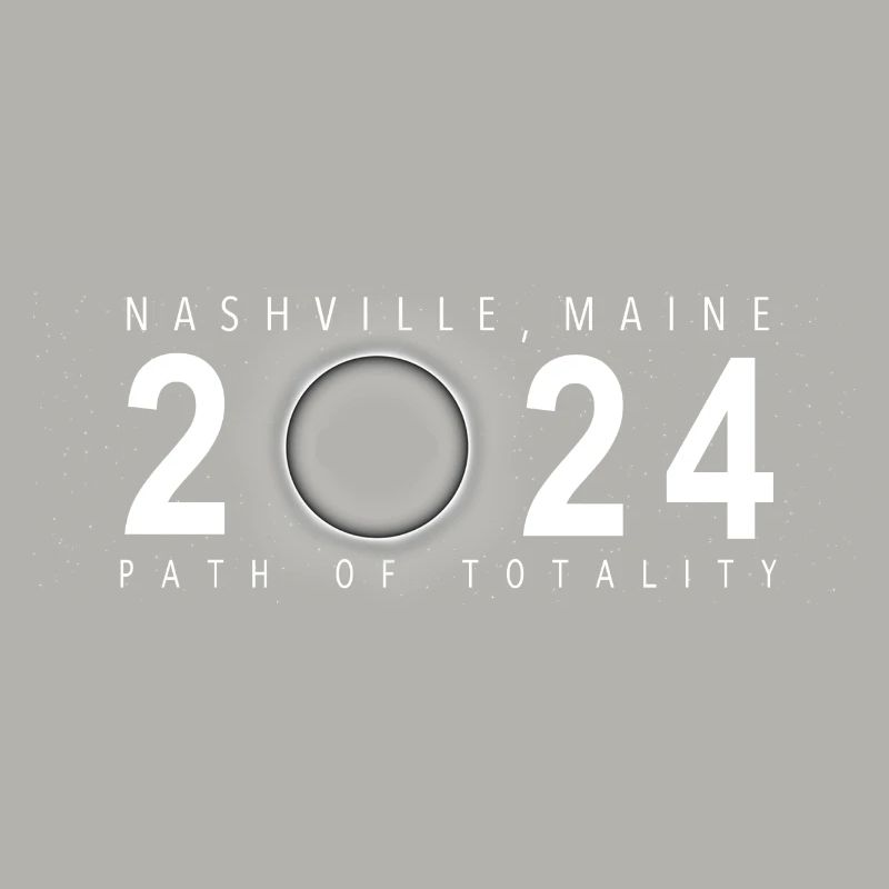Eclipse de Soleil Nashville Maine 8 avril 2024
