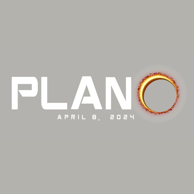 Plano Texas 2024 Eclipse Souvenir 8 avril
