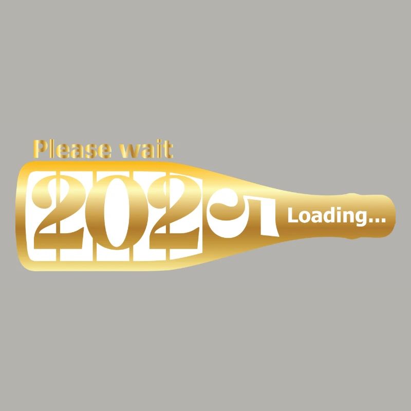 Please Wait 2025 Loading Witziges Silvester Design