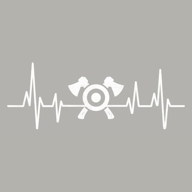 Heartbeat Axe Throwing Target Hatchet Thrower