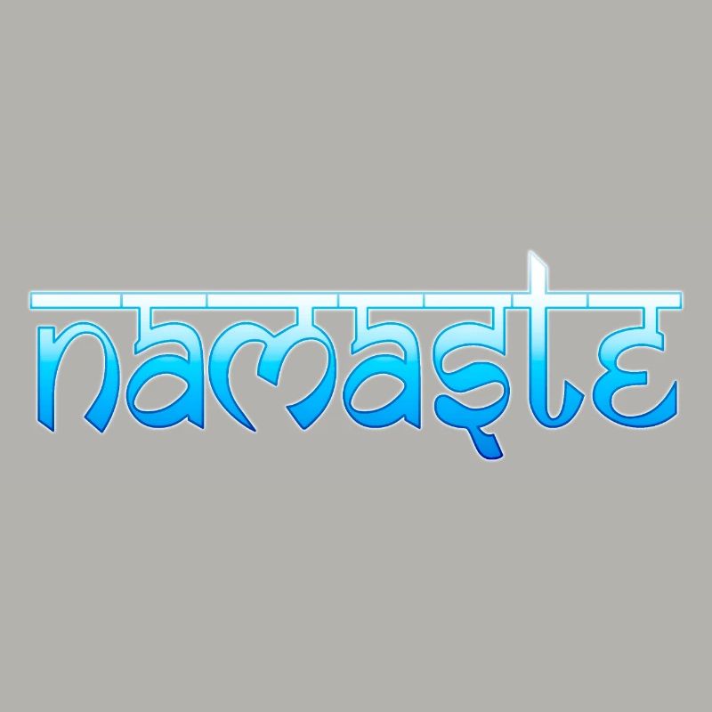 Namaste - blue