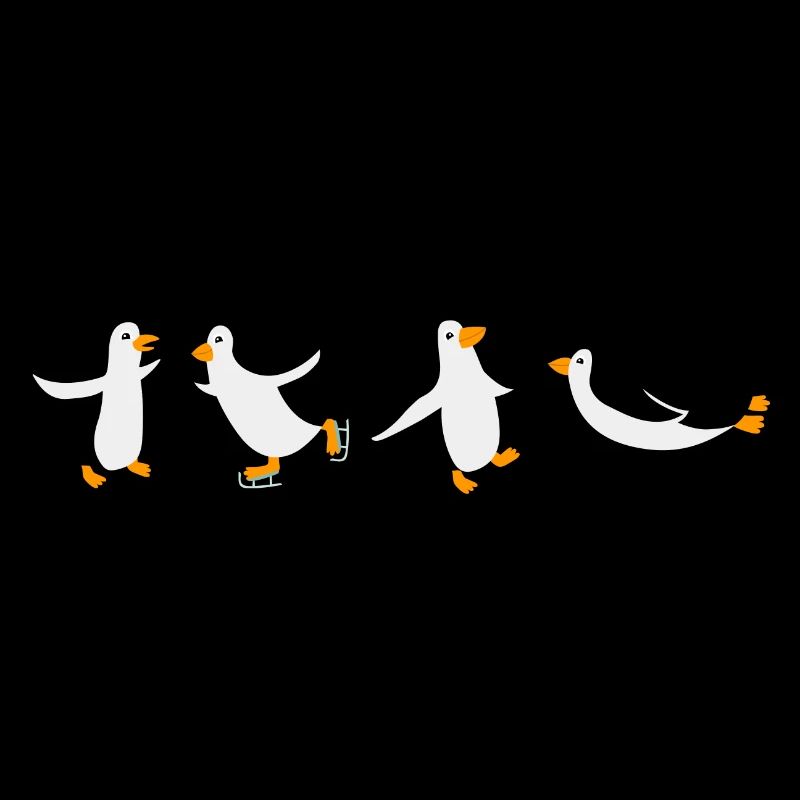 Lustige Pinguin-Gruppe