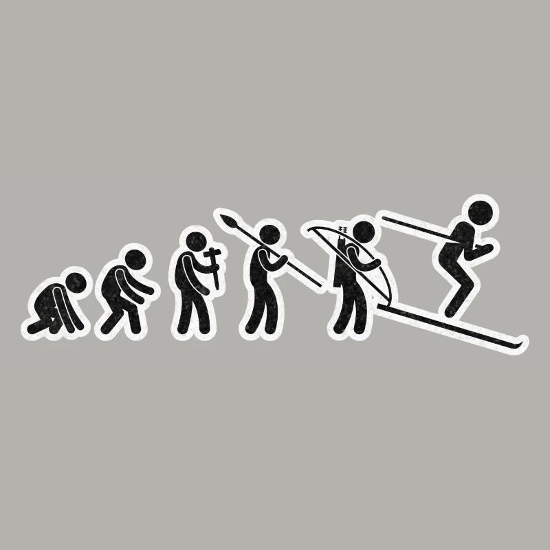 Evolution Ski Noir Grunge