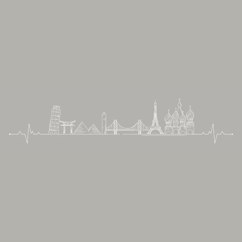 Heartbeat points de repère skyline