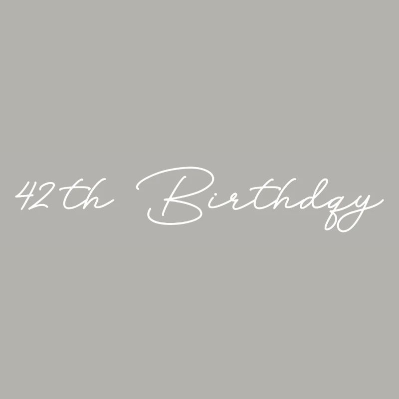 42e anniversaire