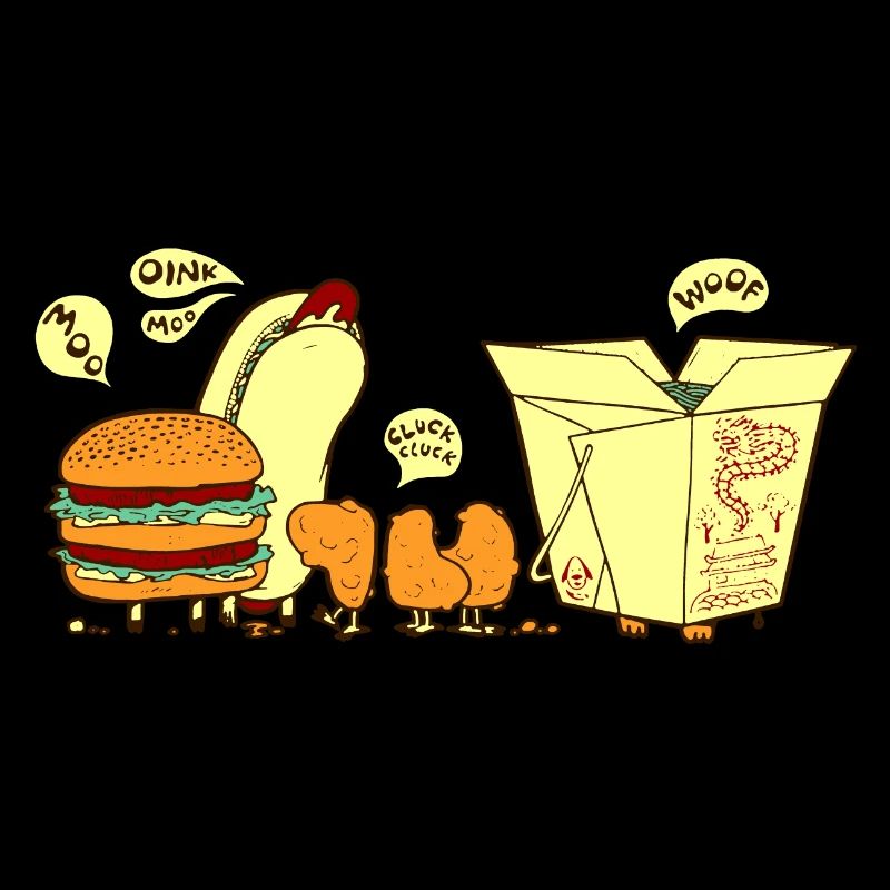 Graphique amusant de restauration rapide