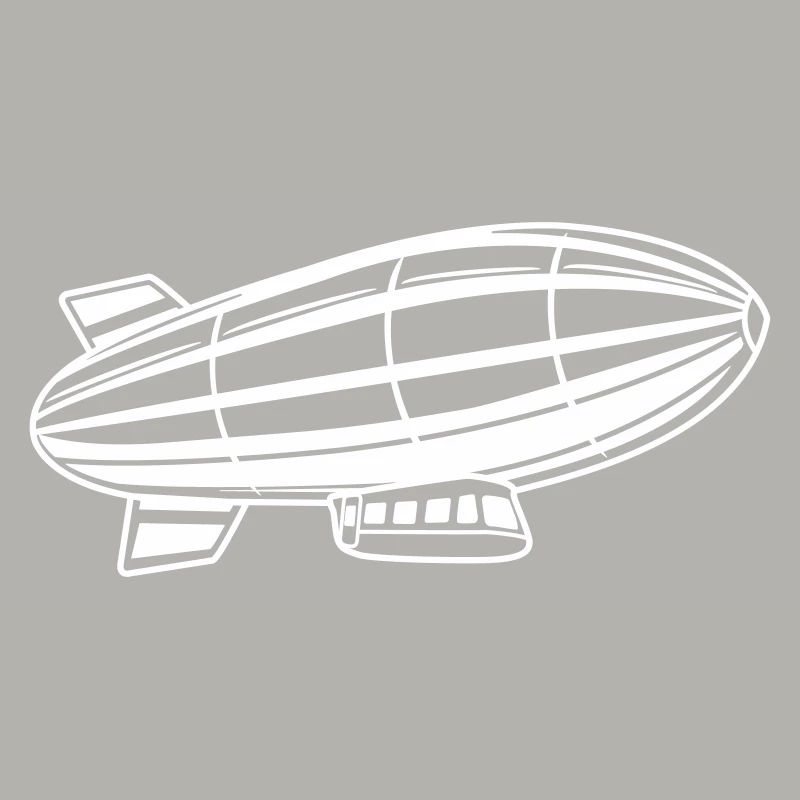 Luftschiff Silhouette Zeppelin