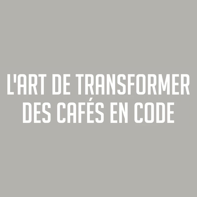 L'art De Changer Des Cafés En Code