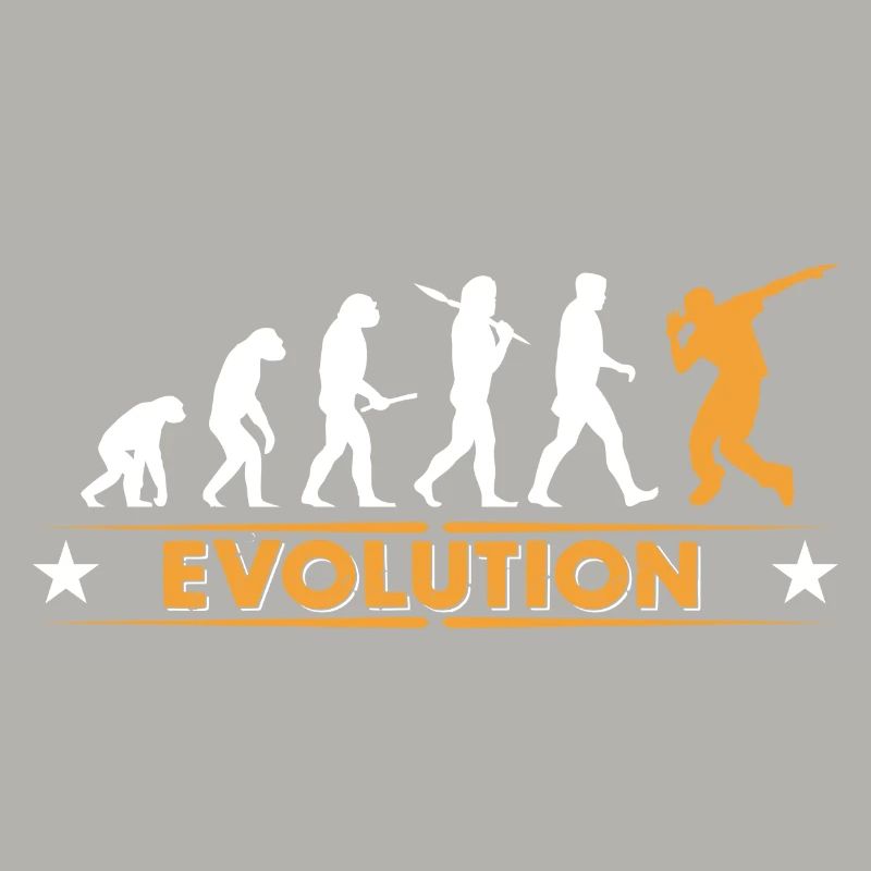 HipHop Breakdance Evolution - orange/weiss