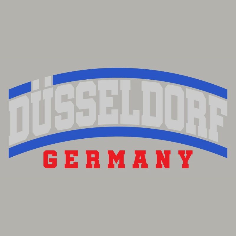 Dusseldorf City Text Font | Colors changeable