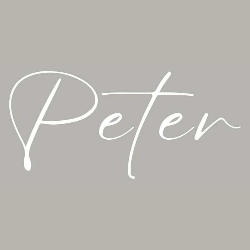 Peter Name T-Shirt Gift for Men