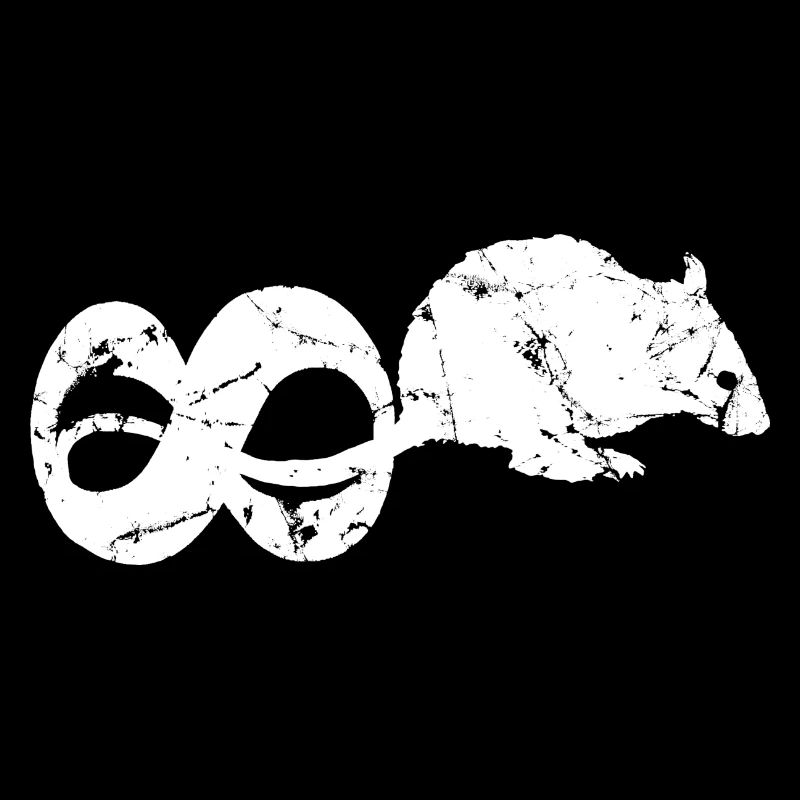 PUNKROCK rats nr. 8 - used look - Maus - Ratte