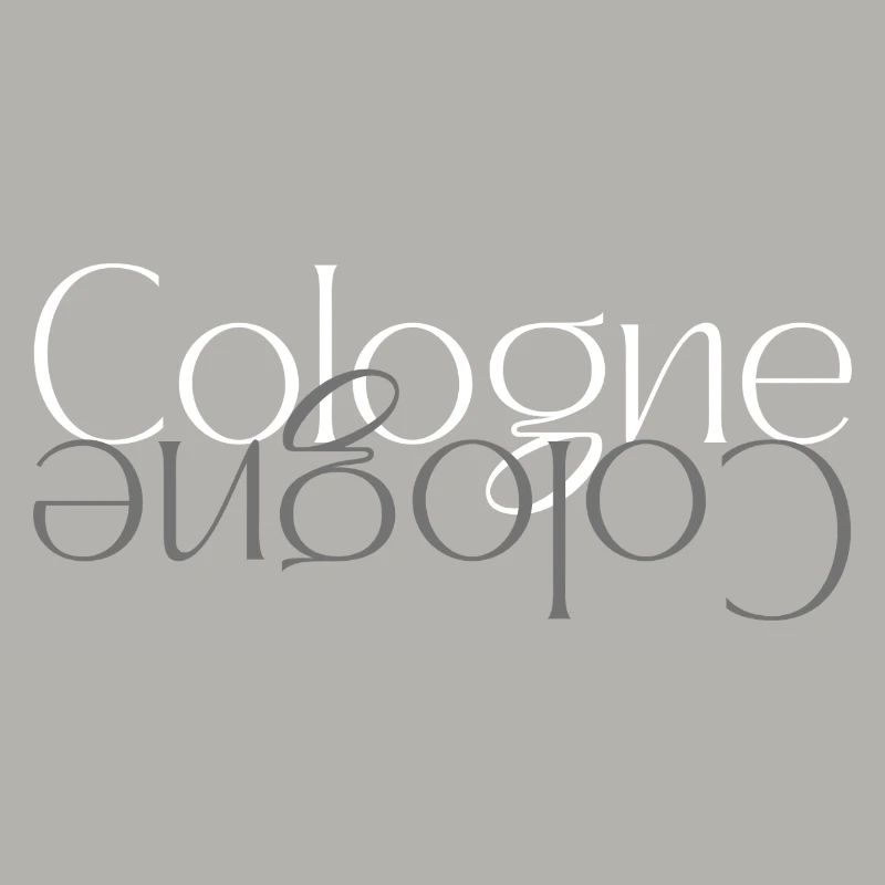 Cologne Wordmark Mirror
