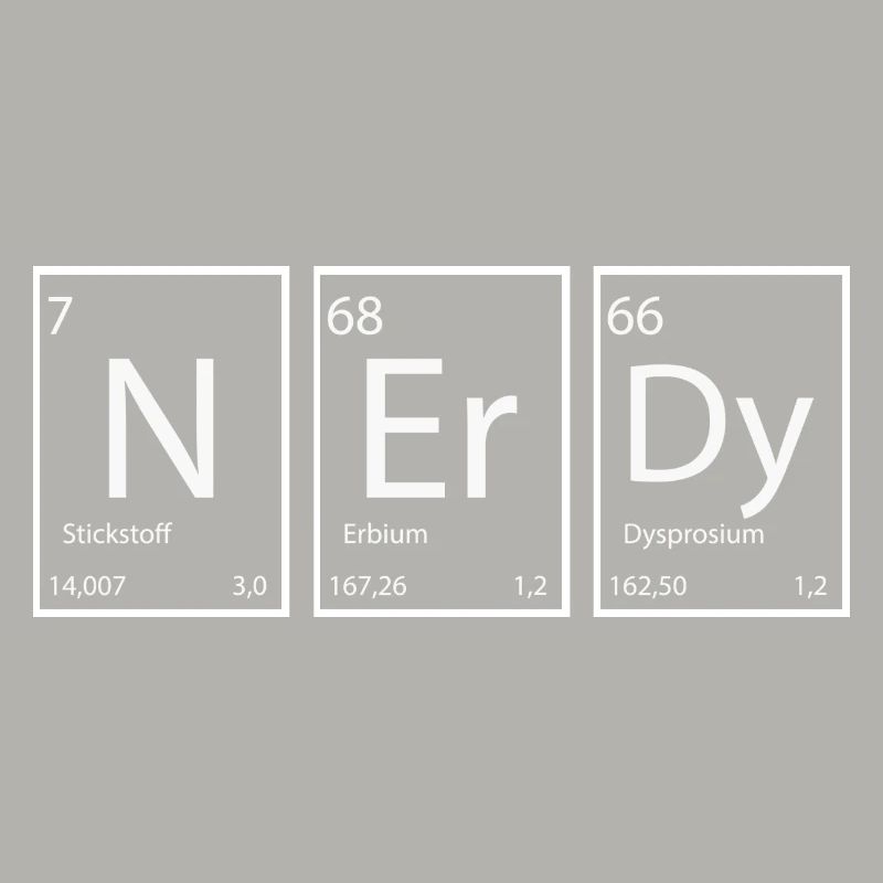 Nerdy Nerd Sayings Elements