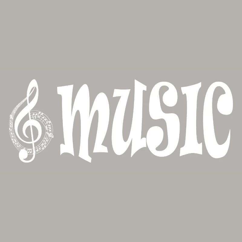 Musique - Style typographique classique rétro