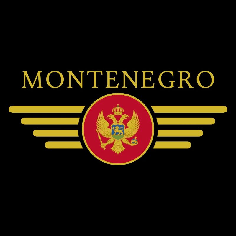 I Love Montenegro, Elegance Style Design T-Shirt