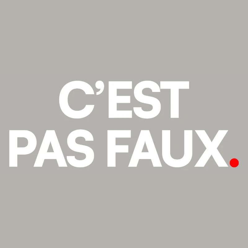 C’EST PAS FAUX | Expression humour minimal