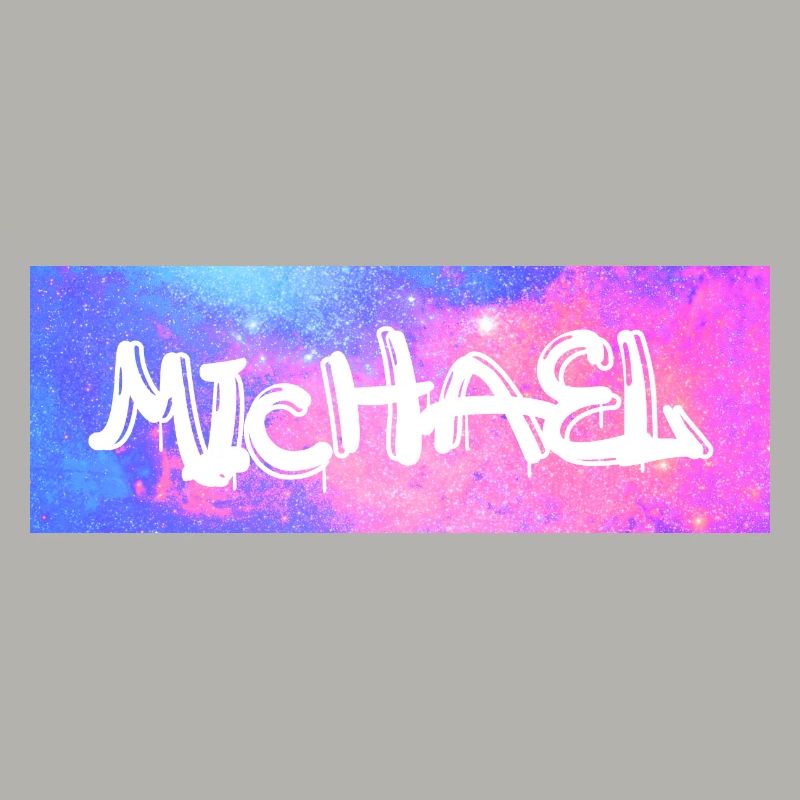 Michael Name Gift Gift Idea Galaxy