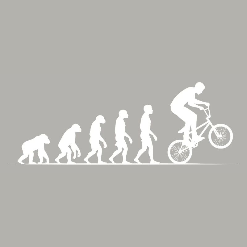 Motif du T-shirt Evolution BMX