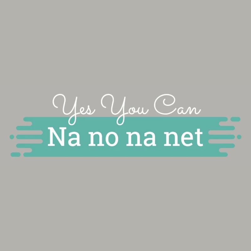Na no na net - texte blanc