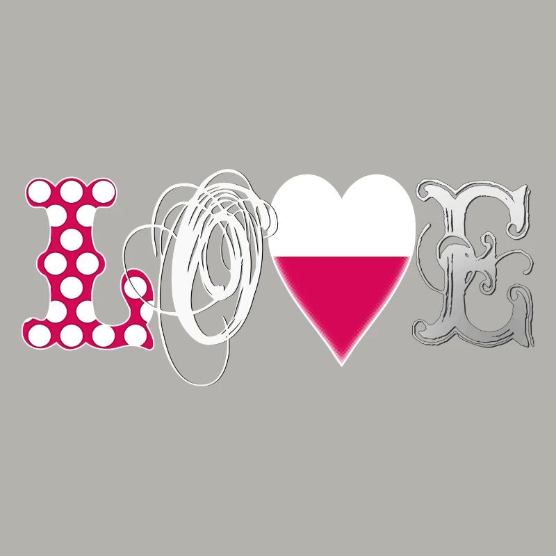 Love Poland blanc