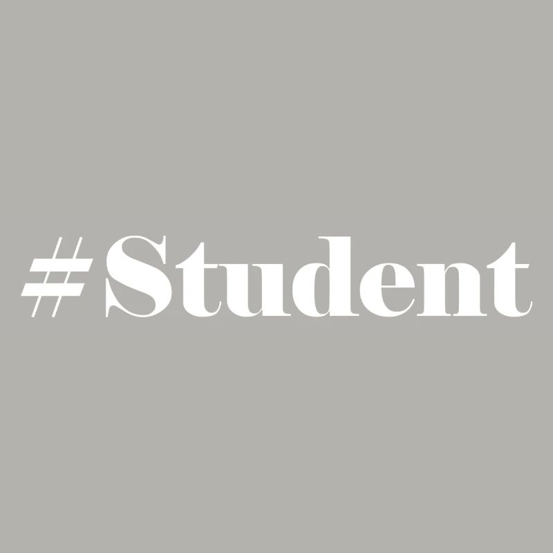 #Student Logo Blanc