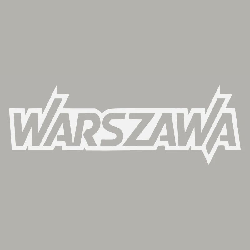 Lettres majusculées Varsovie - Varsovie