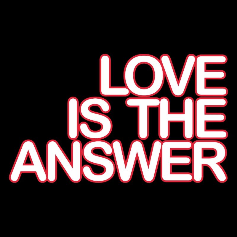 LOVE is the ANSWER 04 white Krot