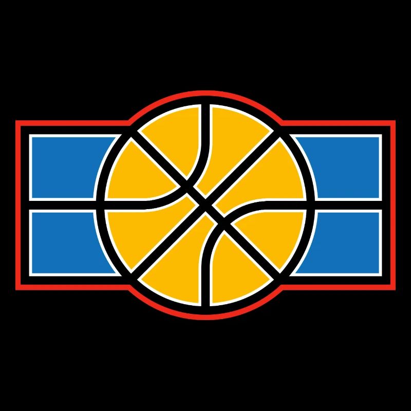 Basketball-Retro-Emblem