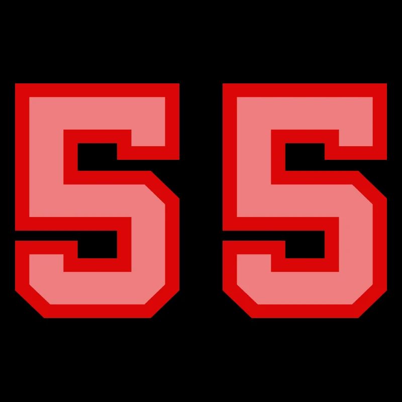 Cool Retro Retrostyle Jersey Number Back Number