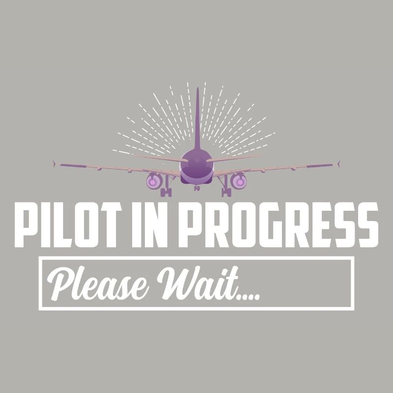 Pilot In Progress Please Wait.... Airline Aviation