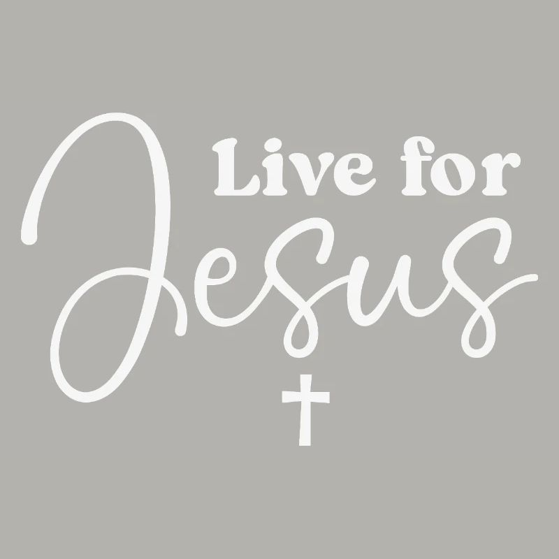 Live for Jesus Script Typografie