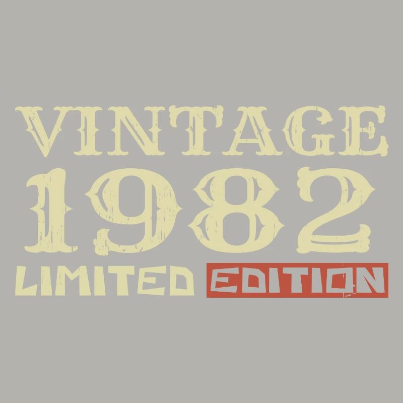 1982 Vintage :42e Anniversaire Cadeau Rétro Unique
