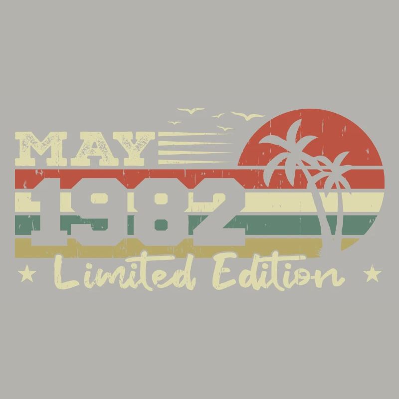 millésime de mai 42e anniversaire né 1982 vibe