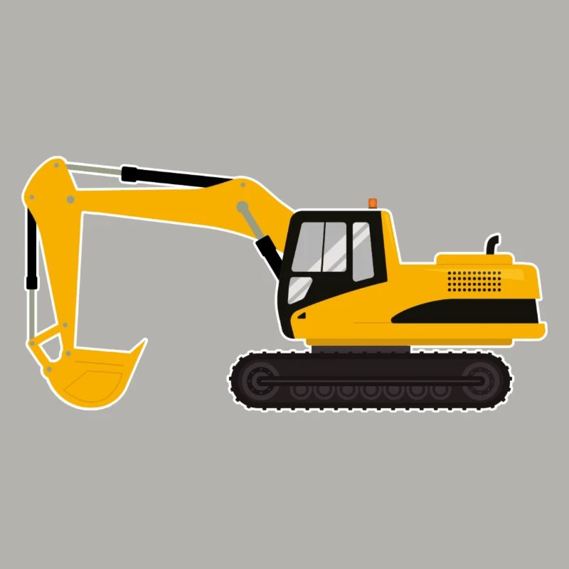 Excavator Construction Machinery Construction Site Construction Worker