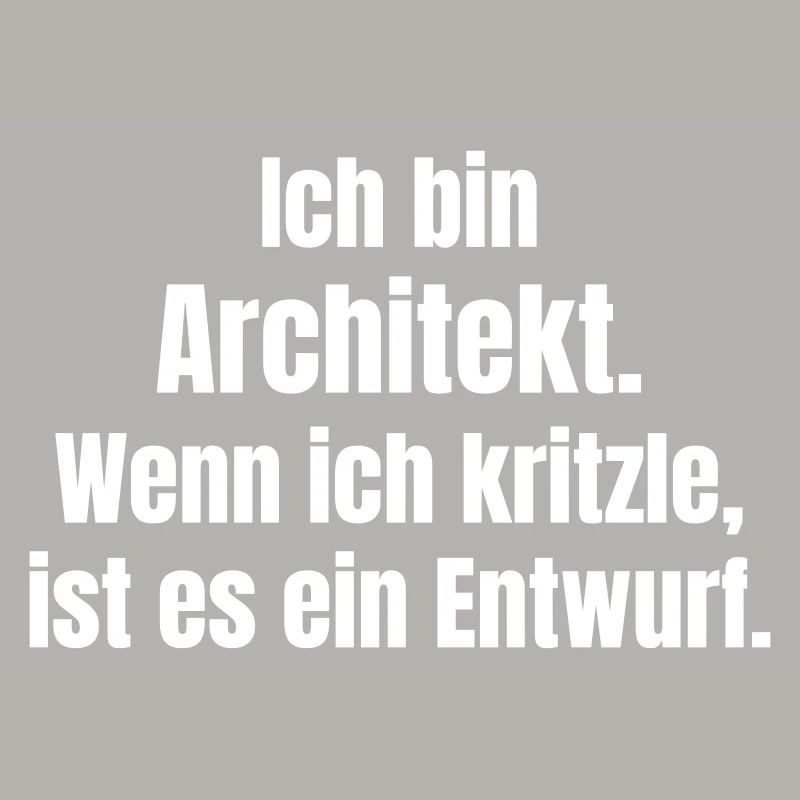 Architect Doodle Design Saying