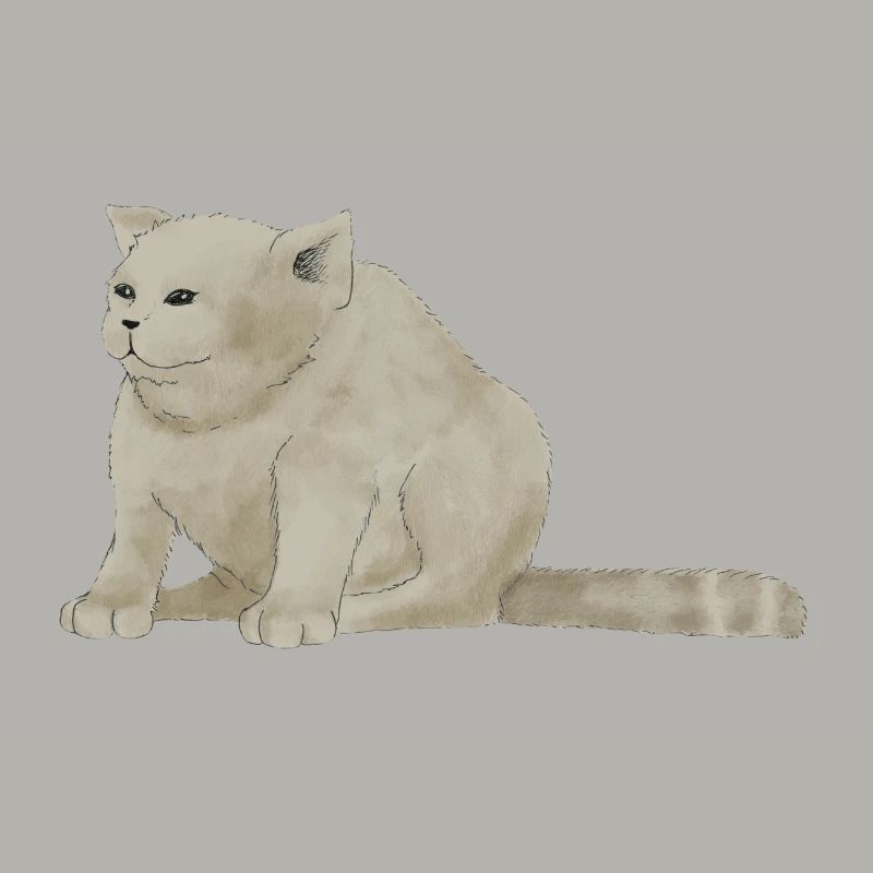 Fat spoiled cat