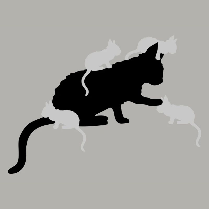 Beaucoup de chatons Mama Cat