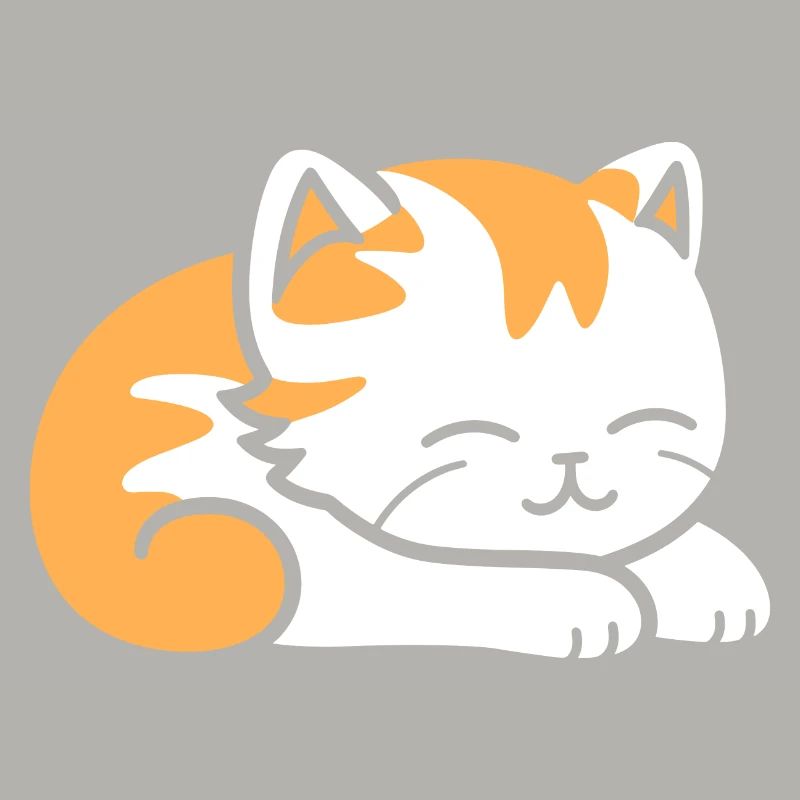 Bébé chat qui dors