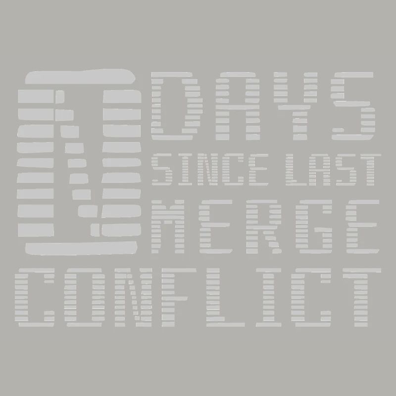 Merge Conflict Software Developer Developer geek