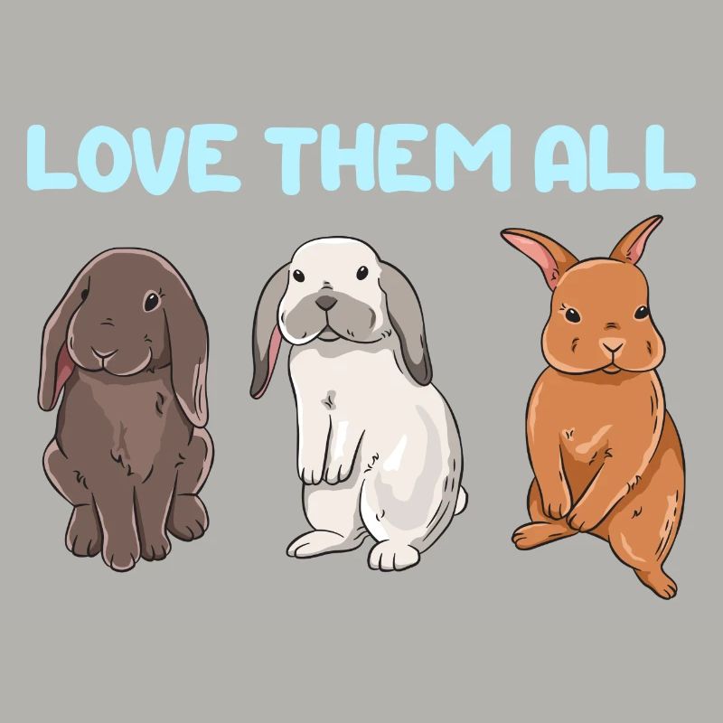 Cute rabbit design for bunny owners